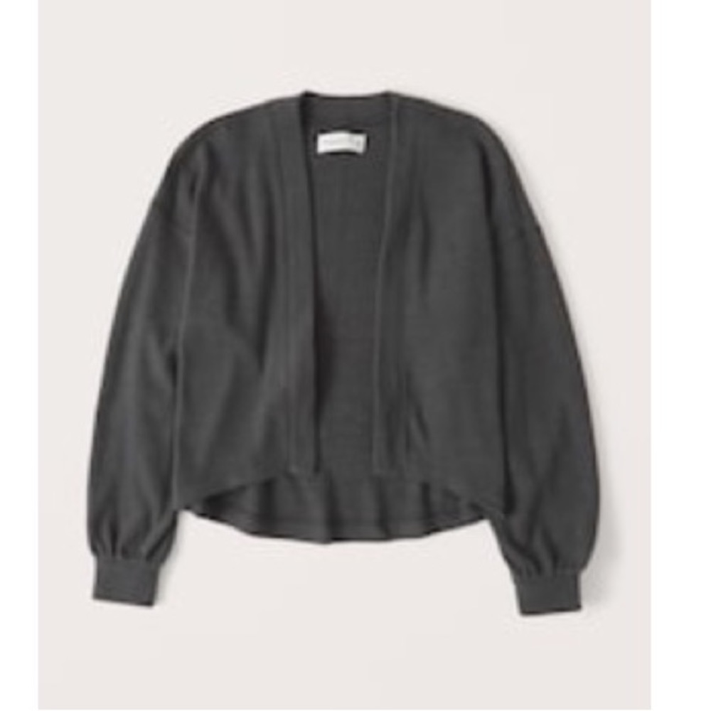 ABERCROMBIE COZY CROPPED CARDIGAN